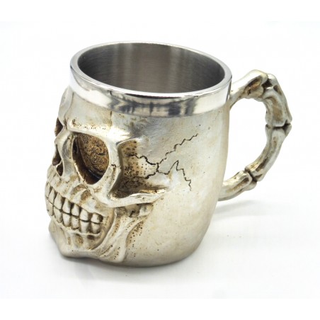 Caneca Caveira 14cm.