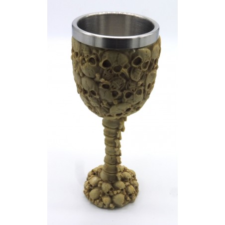 Cálice caveiras 20cm.