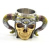 Caneca caveira 18cm.