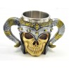 Caneca caveira 18cm.