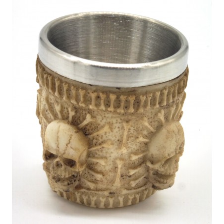 Shot caveiras 6cm. (2 unid)