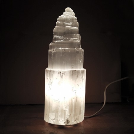 Candeeiro Selenite 40cm
