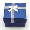 Caixa Sevilha azul escura para anel 5x5cm. (24 unid)