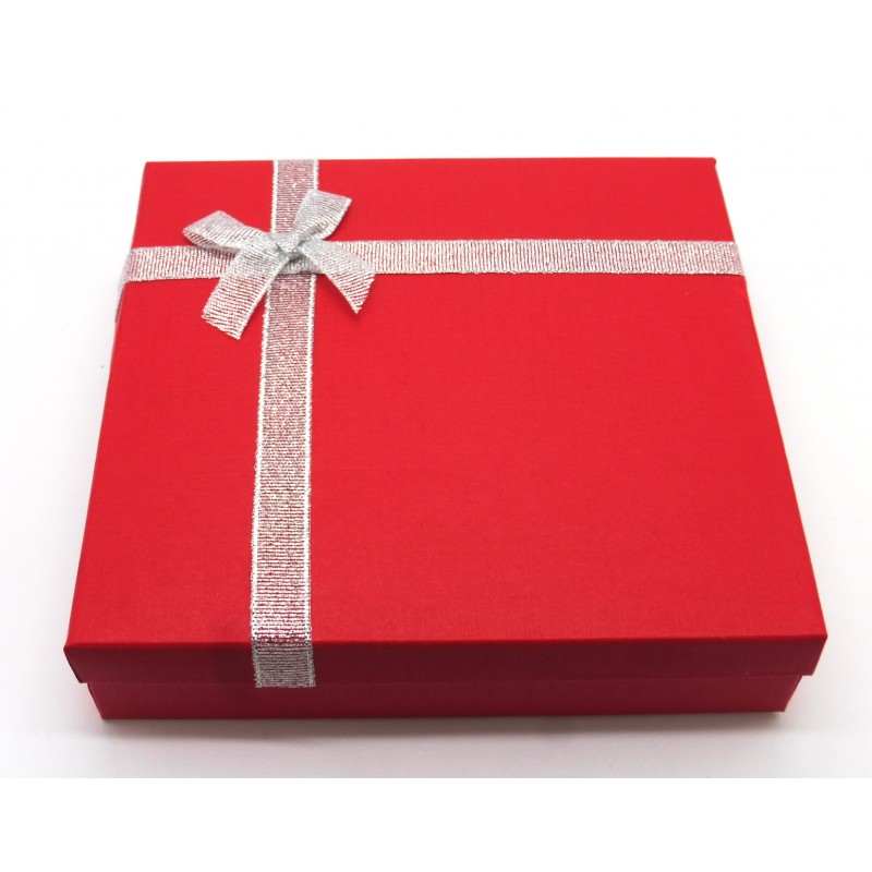 Caixa Sevilha vermelha 16x16cm. (4 unid)