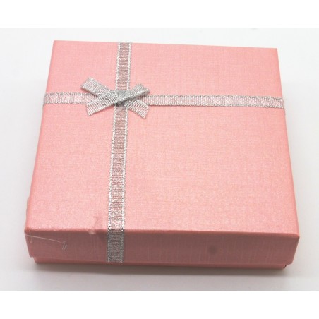 Caixa Sevilha rosa 11x11cm. (12 unid)