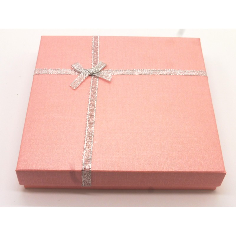 Caixa Sevilha rosa 16x16cm. (4 unid)