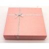 Caixa Sevilha rosa 16x16cm. (4 unid)