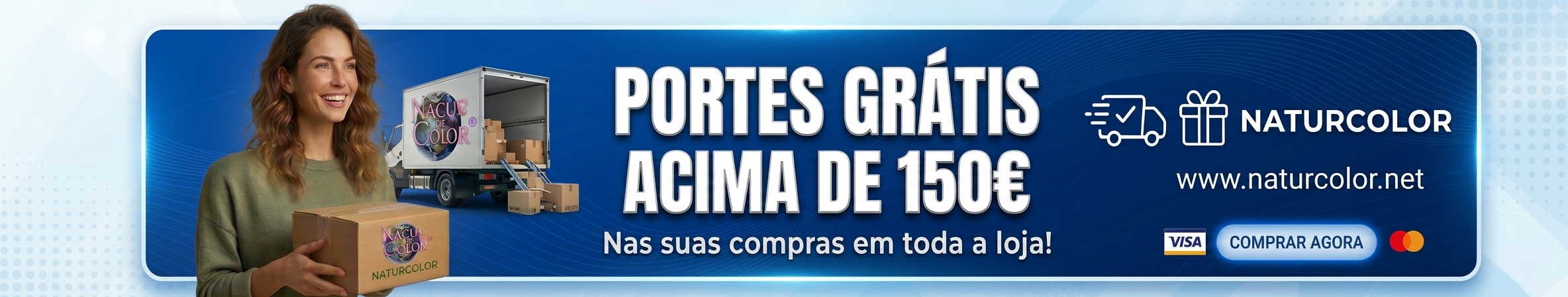 Portes Gratis acima de 150€ Sem Iva